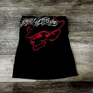 Metal mulisha tube top